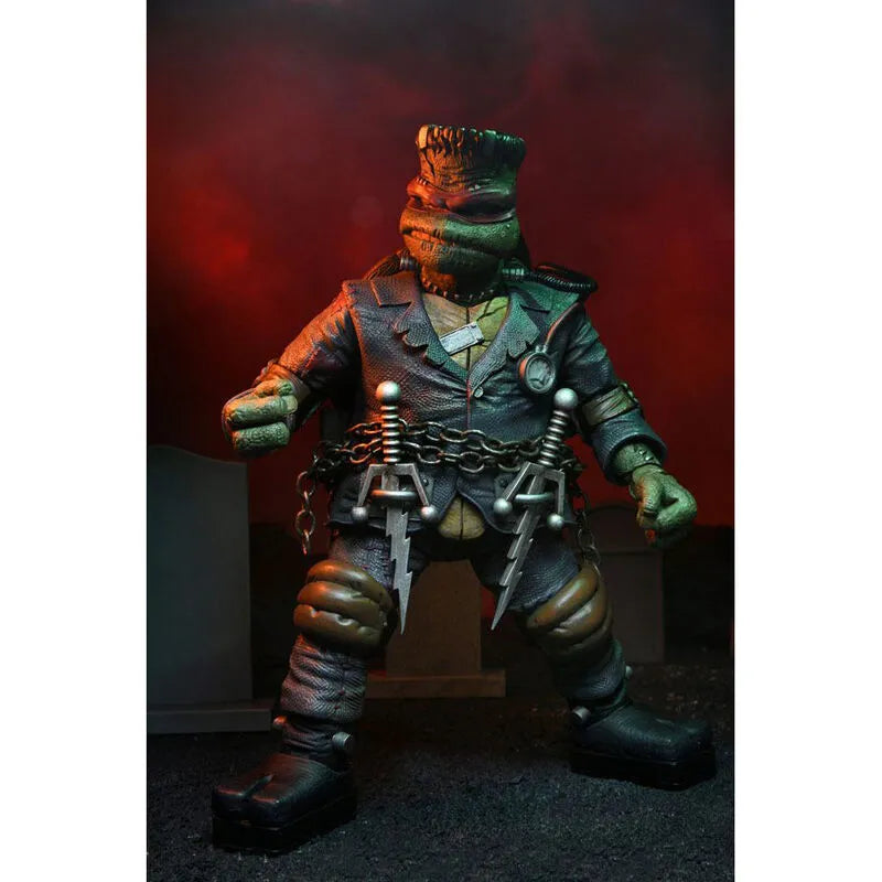 Universal Monsters x Teenage Mutant Ninja Turtles Ultimate Raphael as Frankenstein's Monster Action Figure - Ginga Toys