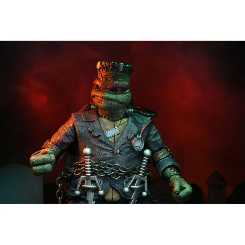 Universal Monsters x Teenage Mutant Ninja Turtles Ultimate Raphael as Frankenstein's Monster Action Figure - Ginga Toys