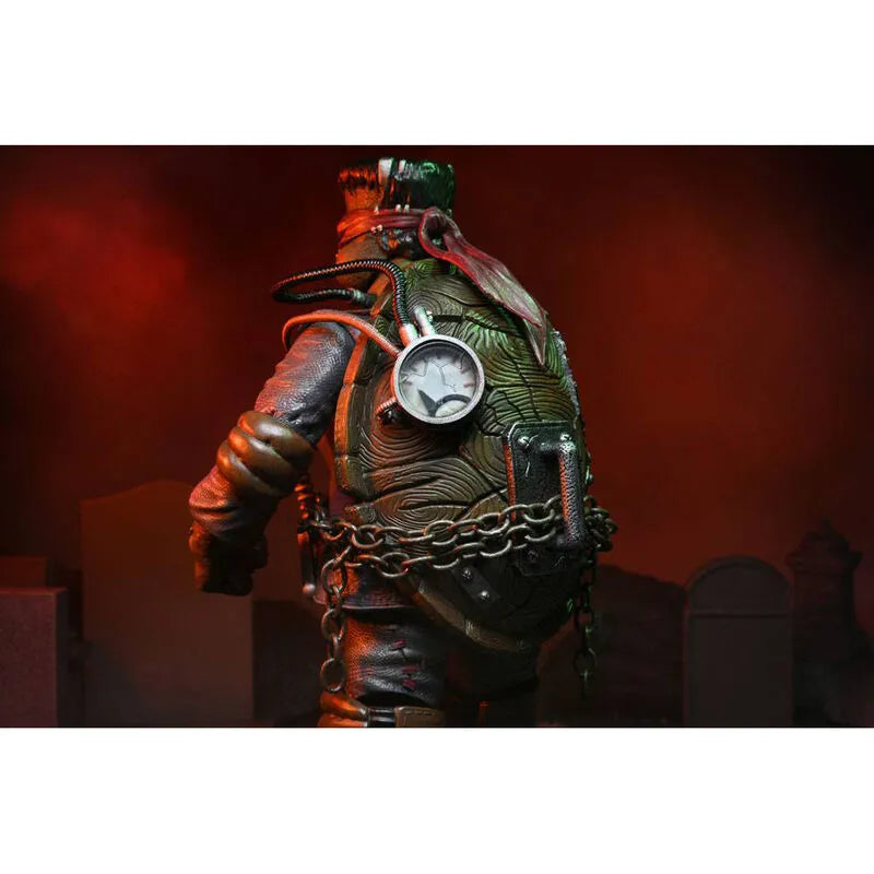 Universal Monsters x Teenage Mutant Ninja Turtles Ultimate Raphael as Frankenstein's Monster Action Figure - Ginga Toys