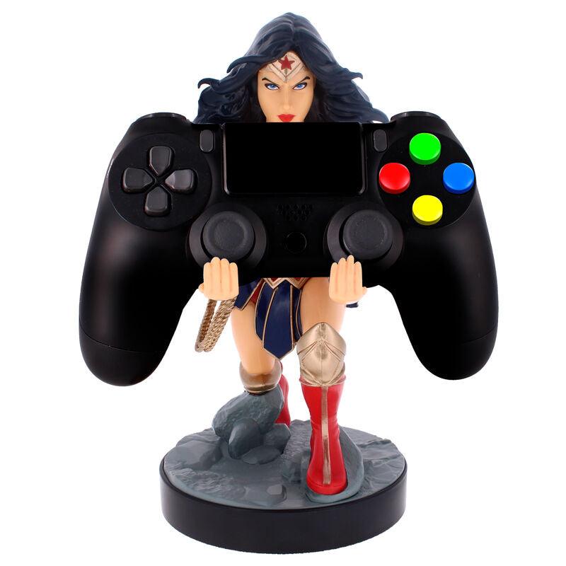 Warner Bros: Wonder Woman Cable Guys Original Controller and Phone Holder - Exquisite Gaming - Ginga Toys