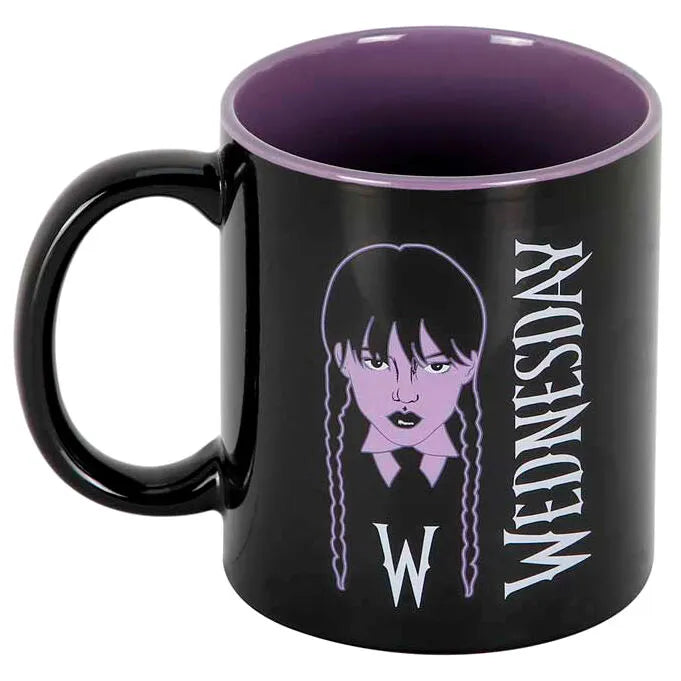 Wednesday Addams Black Mug - Wednesday Braid - Ginga Toys