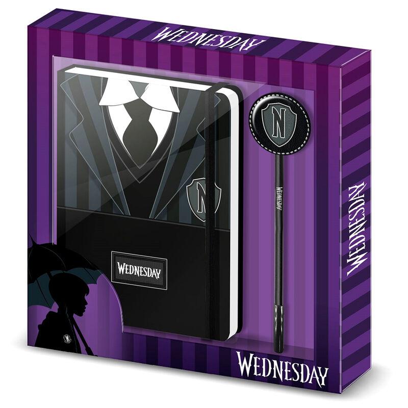 Wednesday Black Uniform Diary + pen set Gift - Karactermania - Ginga Toys