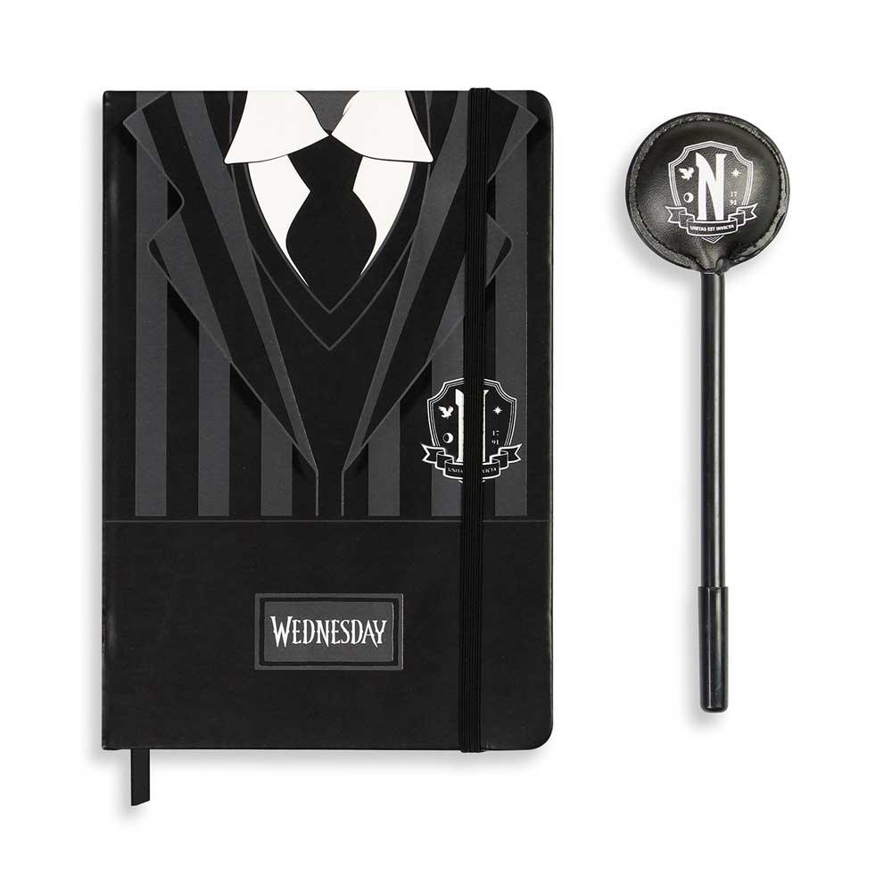 Wednesday Black Uniform Diary + pen set Gift - Karactermania - Ginga Toys
