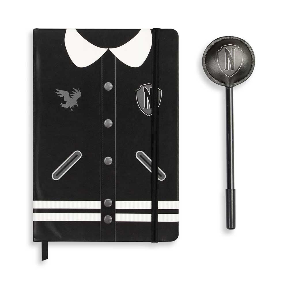 Wednesday Black Varsity Diary + pen set Gift - Karactermania - Ginga Toys