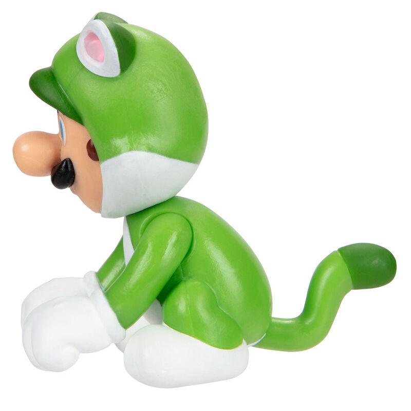 World of Nintendo Super Mario 2.50" Cat Luigi Figure - Jakks Pacific - Ginga Toys