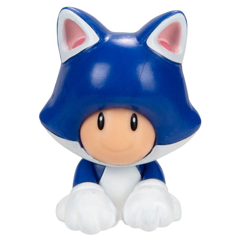 World of Nintendo Super Mario 2.50" Cat Toad Figure - Jakks Pacific - Ginga Toys