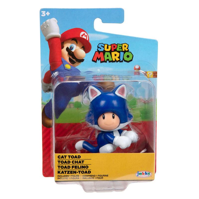 World of Nintendo Super Mario 2.50" Cat Toad Figure - Jakks Pacific - Ginga Toys