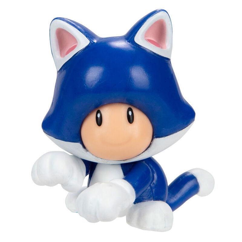 World of Nintendo Super Mario 2.50" Cat Toad Figure - Jakks Pacific - Ginga Toys