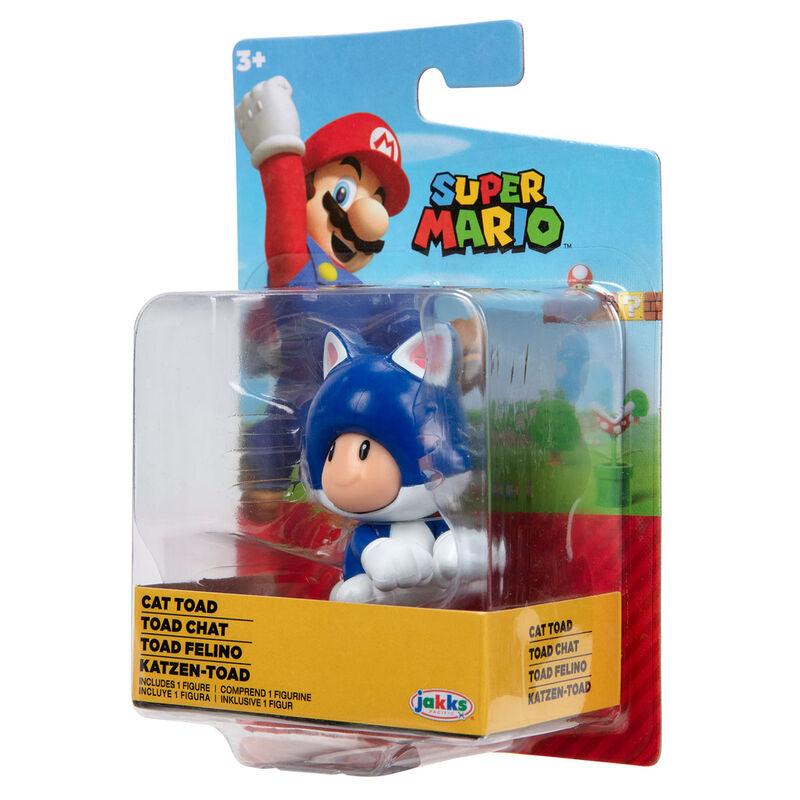 World of Nintendo Super Mario 2.50" Cat Toad Figure - Jakks Pacific - Ginga Toys