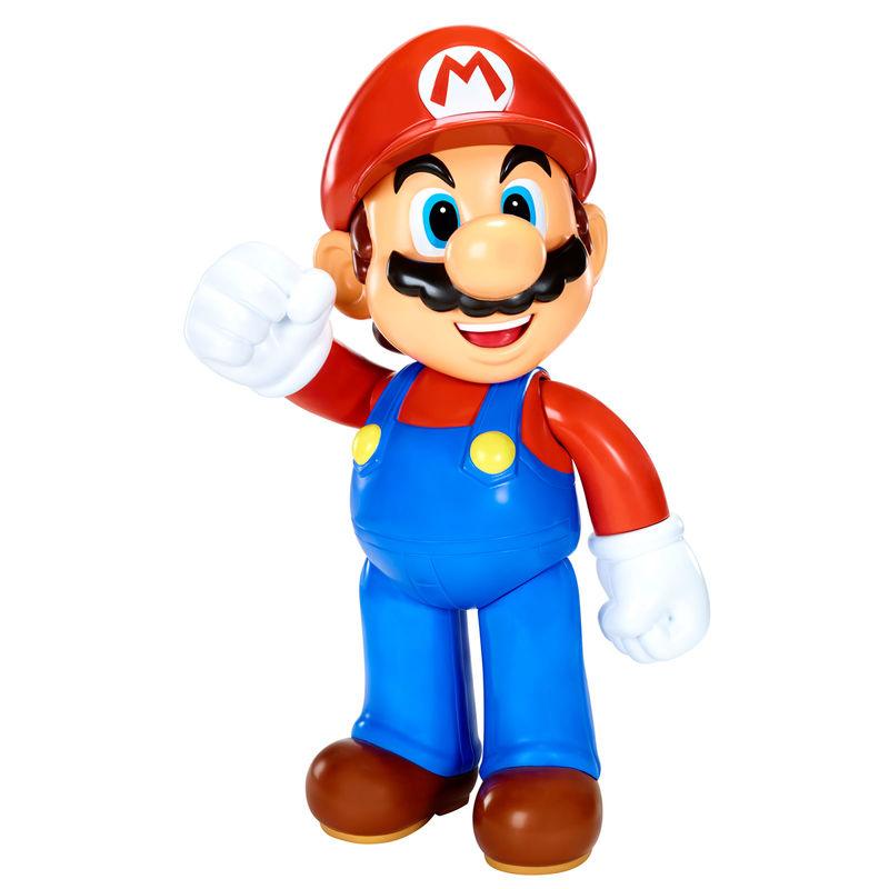 World of Nintendo Super Mario - 20" Mario Action Figure - Jakks Pacific - Ginga Toys