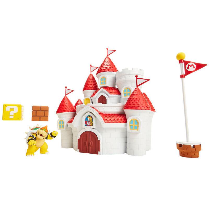 World of Nintendo Super Mario Deluxe Mushroom Kingdom Castle Playset - Jakks Pacific - Ginga Toys