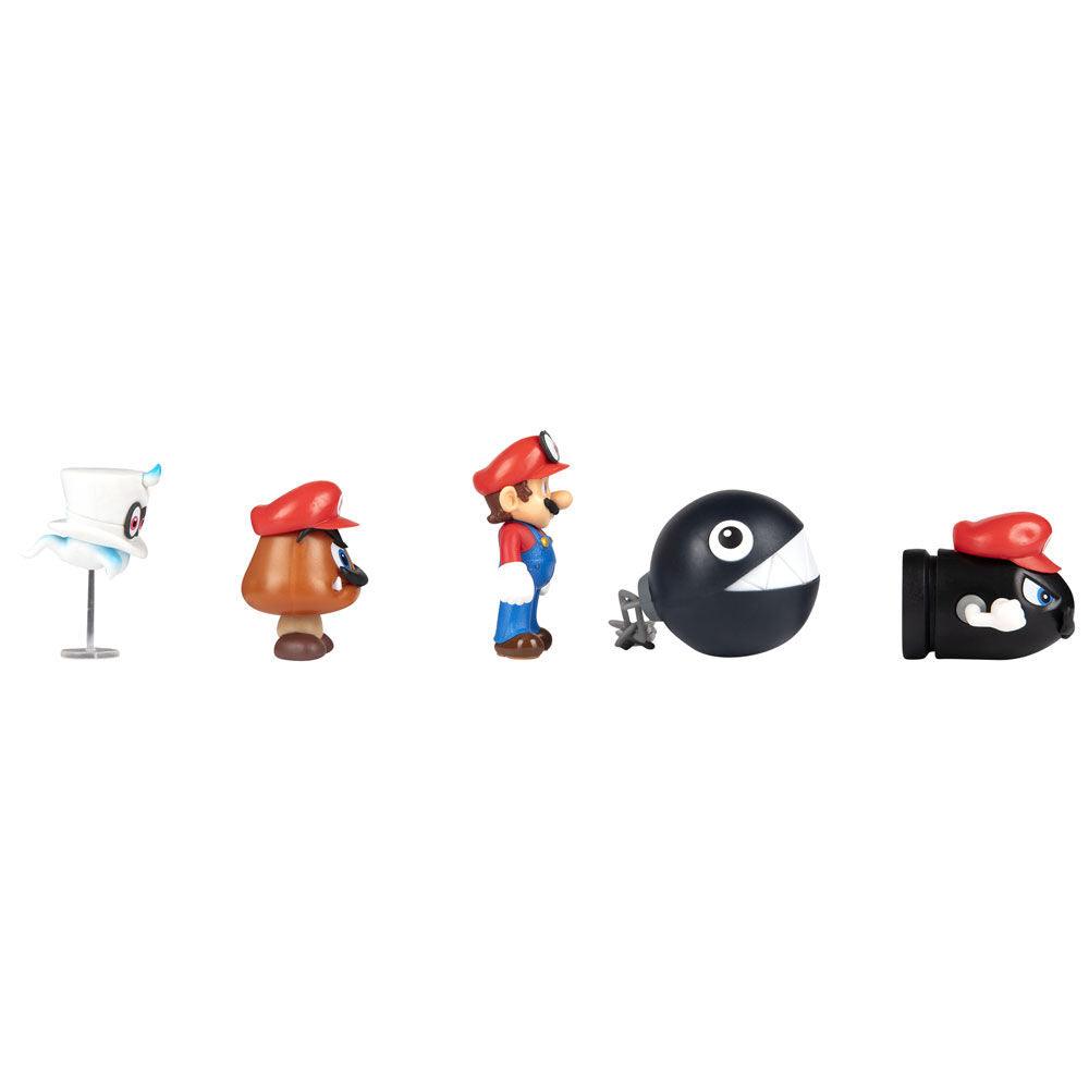 World of Nintendo Super Mario Odyssey 2.50" 5-Pack set Figures - Jakks Pacific - Ginga Toys