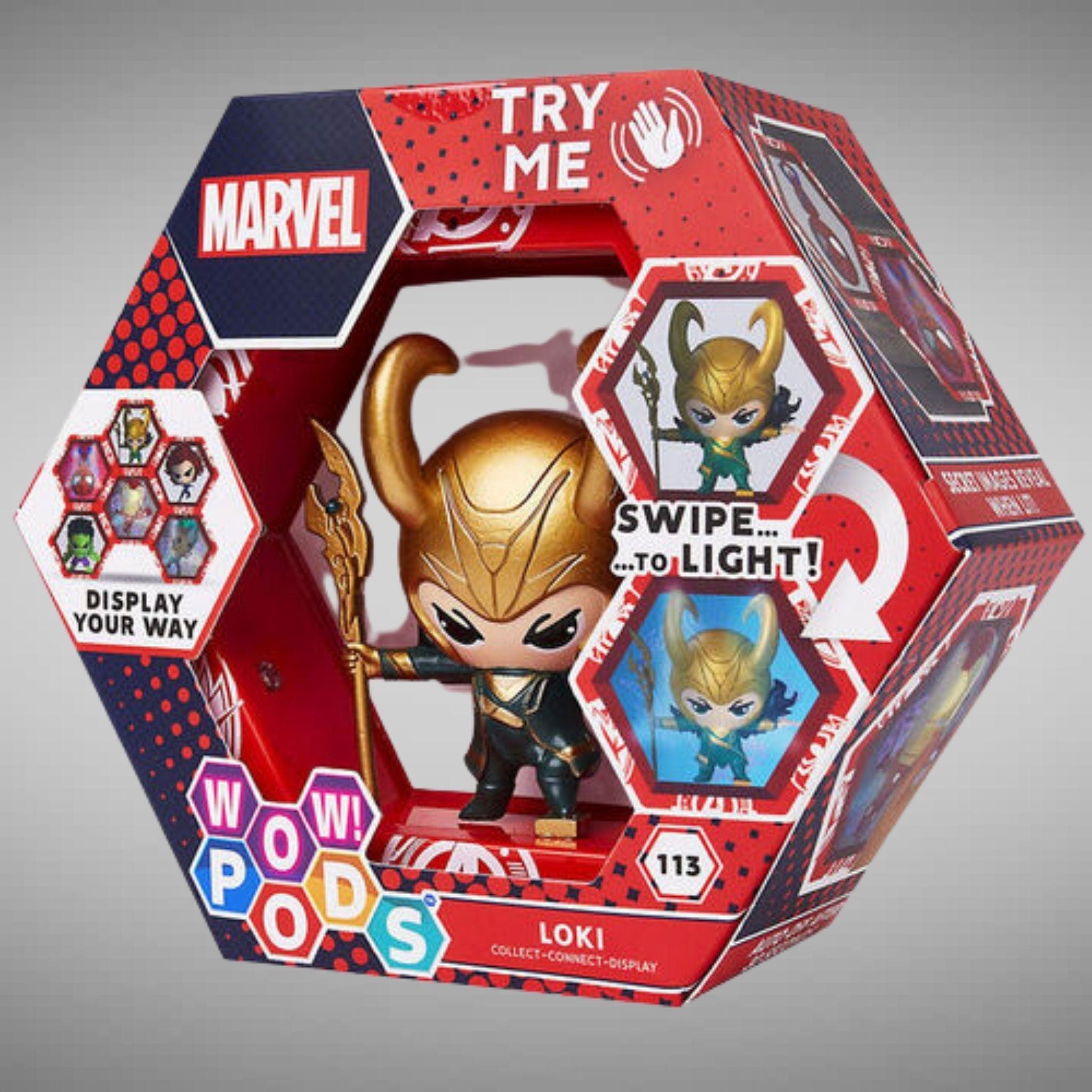 WOW! POD Marvel Loki led Figure - WOW! Stuff - Ginga Toys